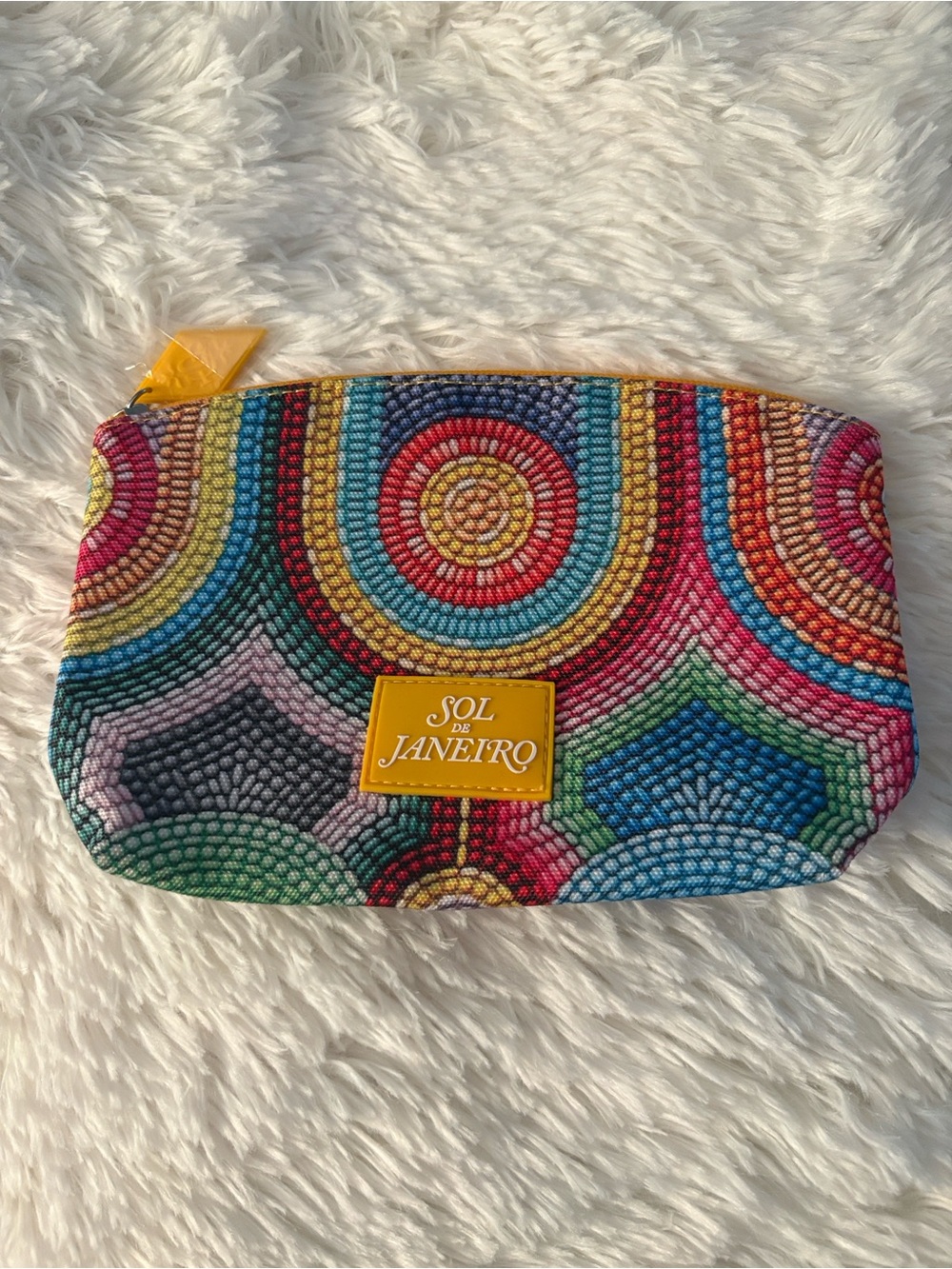 Sol de Janeiro Multicolor Cosmetic Pouch NWT